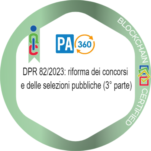 DPR 82/2023: riforma dei concorsi e delle selezioni pubbliche (3° parte)